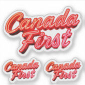 CANADAEERST STICKERS (Voorkant)