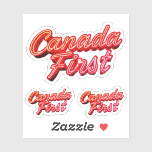 CANADAFIRST STICKERS (Feuille)