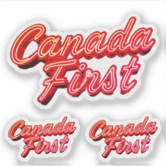CANADAFIRST STICKERS (Devant)