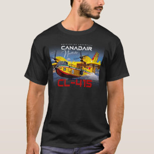 Canadair cl-415 Northstar vuurbomber Vliegtuig T-shirt