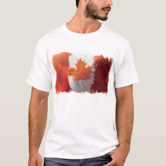 Canada's flag Mannen Basic T-Shirt