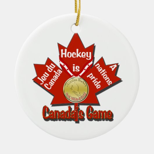 Canadas Game Tree Ornament cirkel (Voorkant)