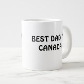 Canada's grootste vader Gepersonaliseerd vaders ca Extra Grote Beker (Voorkant rechts)