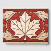 Canada's Maple Leaf Gastenboek (Achterkant)