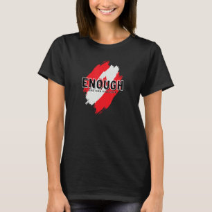 Canada's vlag End Pistool Violence No Pistool Viol T-shirt