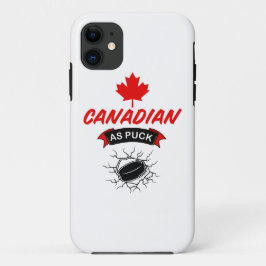 Canadees als Puck iPhone 11 Hoesje
