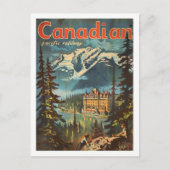 Canadees  Beroemde Reisplaats Briefkaart (Voorkant)