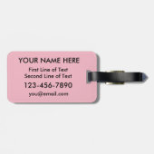 Canadees bij Bagagelabel Sjabloon hart (Achterkant horizontaal)