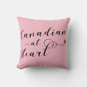 Canadees bij Heart Throw Cushion, Canada Kussen
