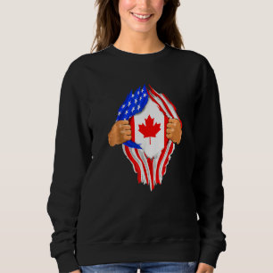 Canadees Bloed In Mij Vs Vlag Canada Trui