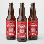 Canadees Burgerschap Viering Gift Bier Etiket (Flessen)