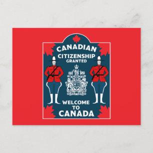 Canadees Burgerschap Viering Gift Briefkaart