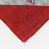 Canadees chroommanleder op koolstofvezelstijlen fleece deken (Hoek)