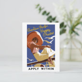  Canadees cruiseschema Briefkaart (Staand voorkant)