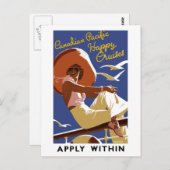  Canadees cruiseschema Briefkaart (Voorkant / Achterkant)