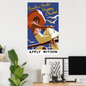 Canadees cruiseschema Poster (Thuiskantoor)