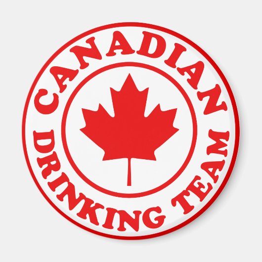 Canadees Drink team Magneet (Voorkant)