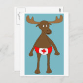 Canadees, Eh? Moose Briefkaart (Voorkant / Achterkant)