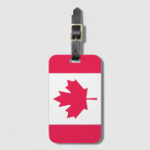 Canadees esdoorn bagagelabel (Voorkant (verticaal))