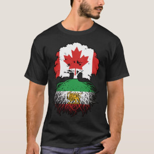 Canadees Gekweekte Iraanse Wortels Leeuw en Zon T-shirt