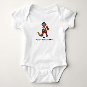 Canadees Hockey Player Baby Shirt