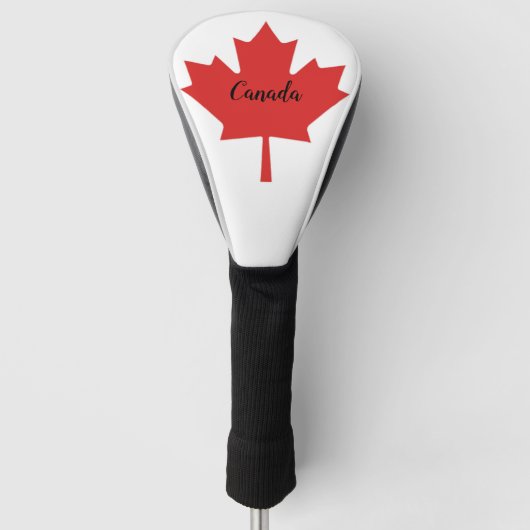 Canadees Hoesje van de Vlag Golf Golfheadcover (Voorkant)