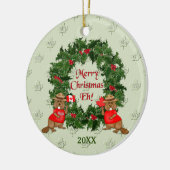 Canadees Keramisch Ornament (Links)