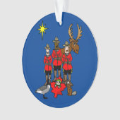 Canadees kerstfeestnummer ornament (voorkant)