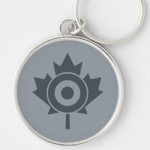 Canadees Label Maple Leaf Roundel Mod Sleutelhanger