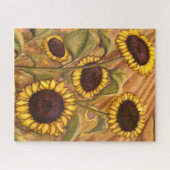 Canadees landschapskunst puzzels zonnebloemschilde (Horizontaal)