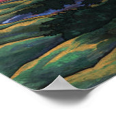 Canadees landschapsschilderend Arctisch Sunset Pos Poster (Hoek)