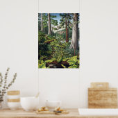 Canadees landschapsschilderij van Kim Hunter Poster (Keuken)