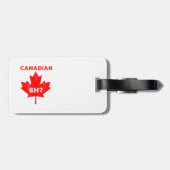 Canadees? Maple Leaf Bagagelabel (Achterkant horizontaal)