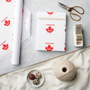 Canadees? Maple Leaf Cadeaupapier