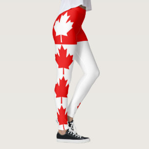 Canadees maple Leaf Decor op Leggings