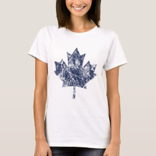 Canadees maple Leaf Grunge Style CANADA T-shirt