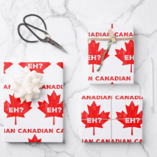 Canadees? Maple Leaf Inpakpapier Vel