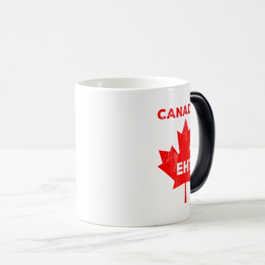 Canadees? Maple Leaf Magische Mok (Voorkant rechts)