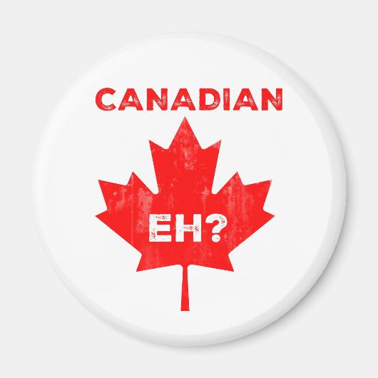 Canadees? Maple Leaf Magneet (Voorkant)