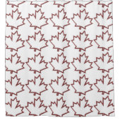 Canadees maple Leaf Shower Curtain Douchegordijn (Voorkant)