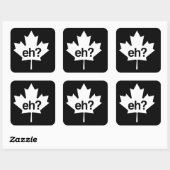 Canadees? Maple Leaf Vierkante Sticker (Vel)