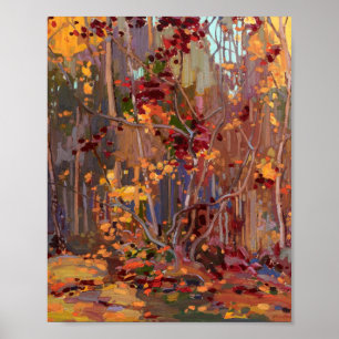 Canadees mappenboom schilderen door Tom Thomson Poster