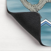 Canadees meer monster en zigzags muismat (Hoek)