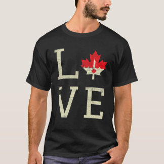 Canadees meisje onbreekbare Canadese vlag sterke m T-shirt
