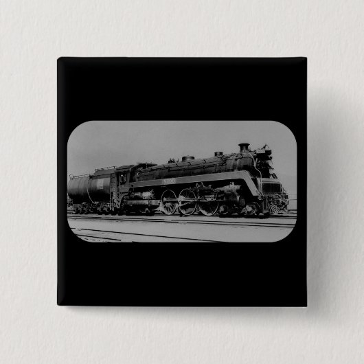 Canadees National Railroad Engine 5700 Toronto Vierkante Button 5,1 Cm (Voorkant)