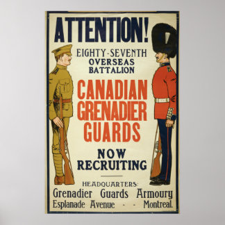  Canadees poster voor inschrijving