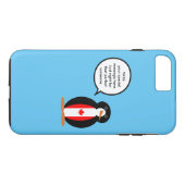 Canadees Praten Ms Penguin gepersonaliseerd Case-Mate iPhone Case (Achterkant (Horizontaal))