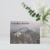 Canadees Rockies Briefkaart (Staand voorkant)