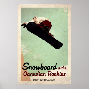 Canadees Rockies -  effect Poster