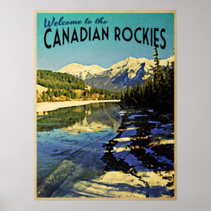 Canadees Rockies Poster